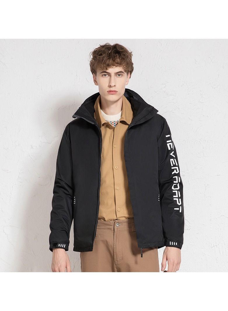 Loquat Three-in-one Detachable Two-piece Hood Waterproof Overcoat  - Image 1