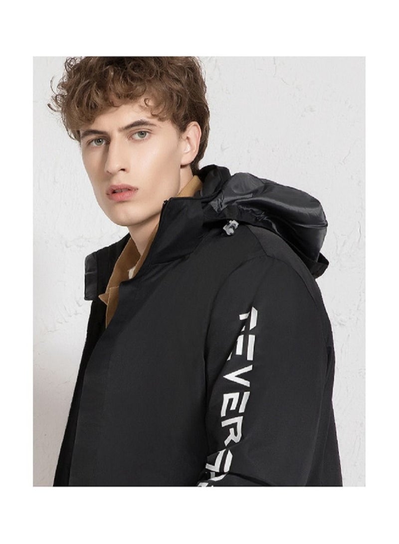 Loquat Three-in-one Detachable Two-piece Hood Waterproof Overcoat  - Image 2