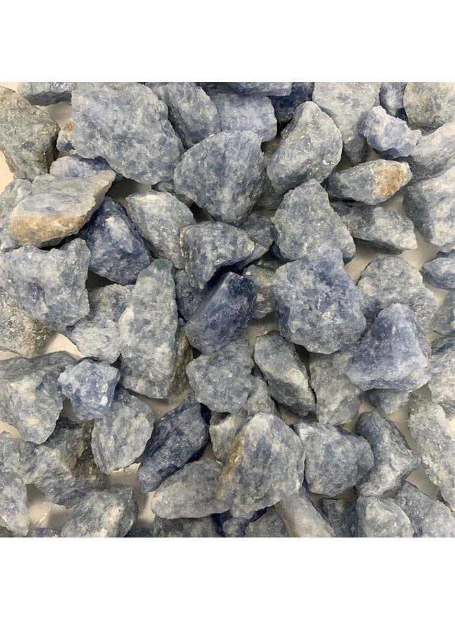 مجوهرات حجر الكالسيت الأزرق الصلب 1.36 كجم - حجر خشن طبيعي كبير وكريستال  - Image 1