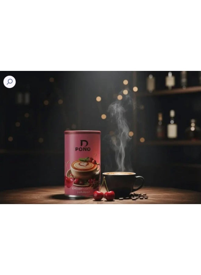 Dpono Cherry Coffee – Premium Coffee with Natural Cherry Flavor - 225 Gm - Image 2