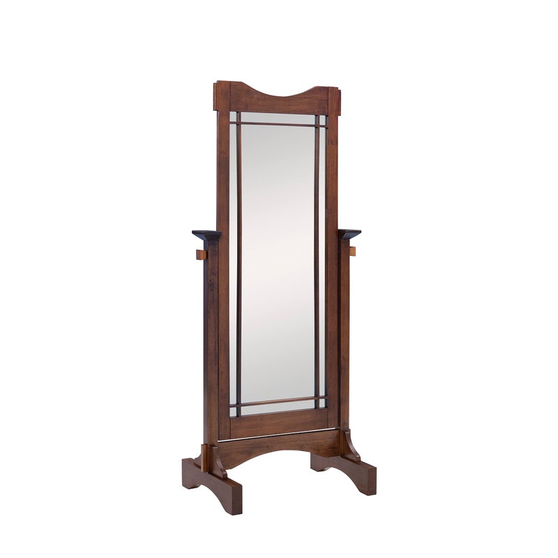 Powell Mission Oak Cheval Mirror
