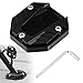 HABNVUON Motorcycle Kickstand Pad Motorcycle Stand Pad Aluminum Alloy Side Stand Foot Extension Support Plate Motorcycle Parking Foot Plate Support Accessory for Snow Slippery Road Black - Image 2