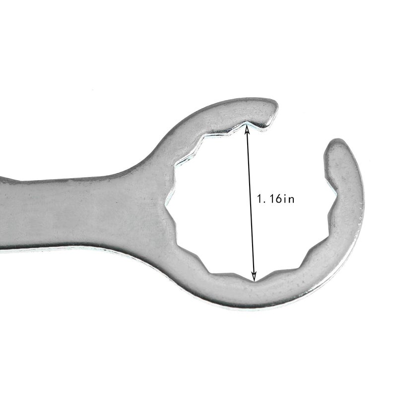 Maxmoral 1 Pack Faucet Wrench Stainless Steel Multifunctional Draft Beer Faucet Spanner for Tap Tower Coupler Tools - Image 2