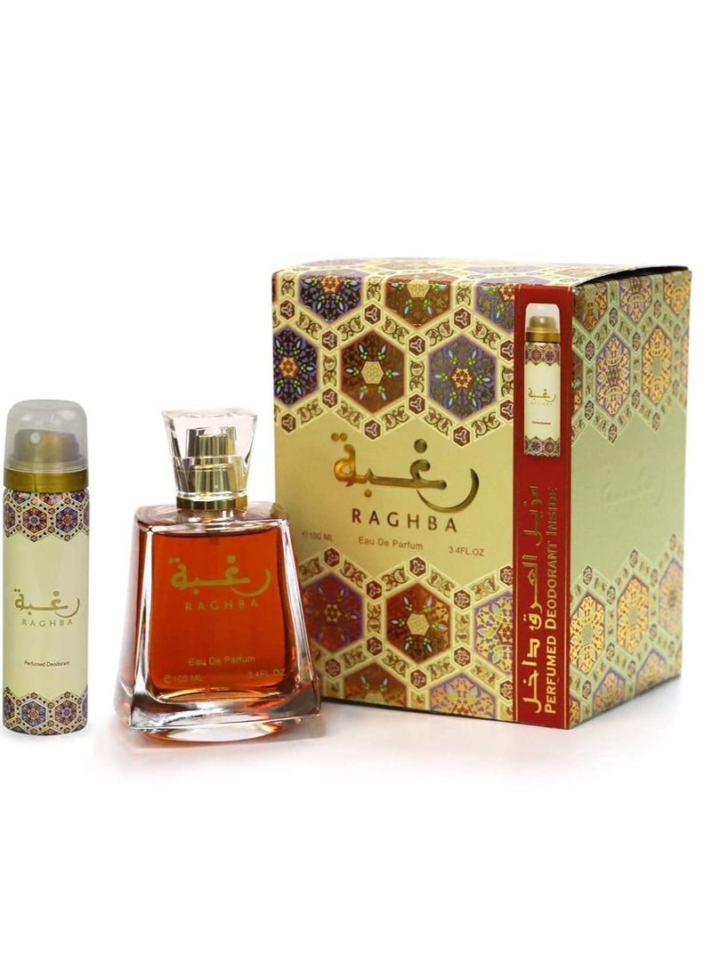 Lattafa Raghba by Lattafa for Unisex Eau de Parfum 100ml - Image 2