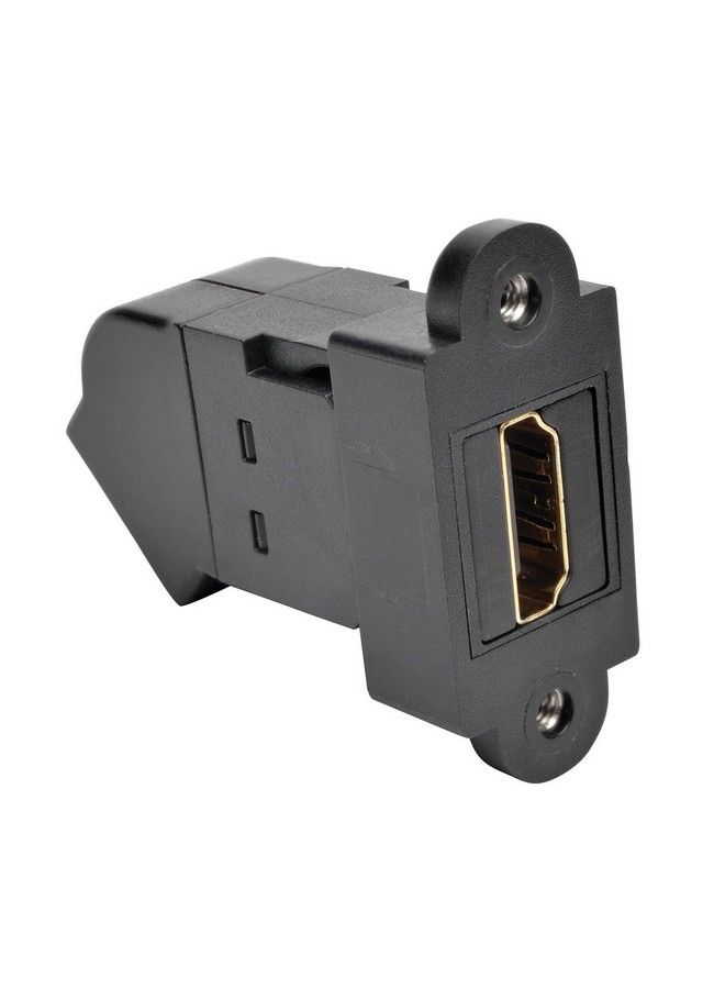 Tripp Lite Black Hdmi Allinone Keystone Panel Mount Angled Coupler (P164000Kpabk) - Image 3
