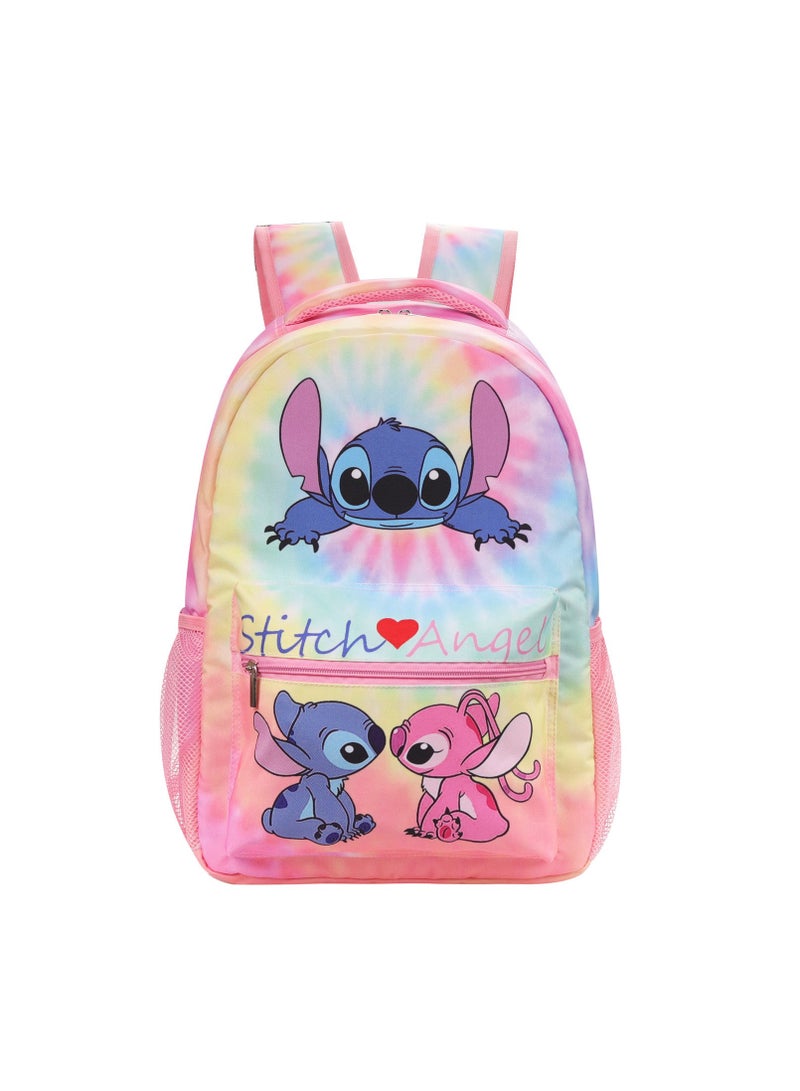 STITCH Stitch Cartoon Backpack Primary and Secondary School Students Backpack Children Backpack 30*40*17CM+Lunch Bag 21*26*11CM+Pen Bag - Image 2