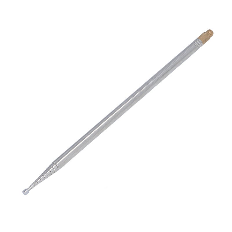 Shortwave Antenna: 201 Stainless Steel, Full Band 7MHz To 50MHz - Anti-Overlap Sleeve Design, Telescopic 10 Sections 2.5M Max Length for Portable Communication & Ham Radio Enthusiasts - Image 3