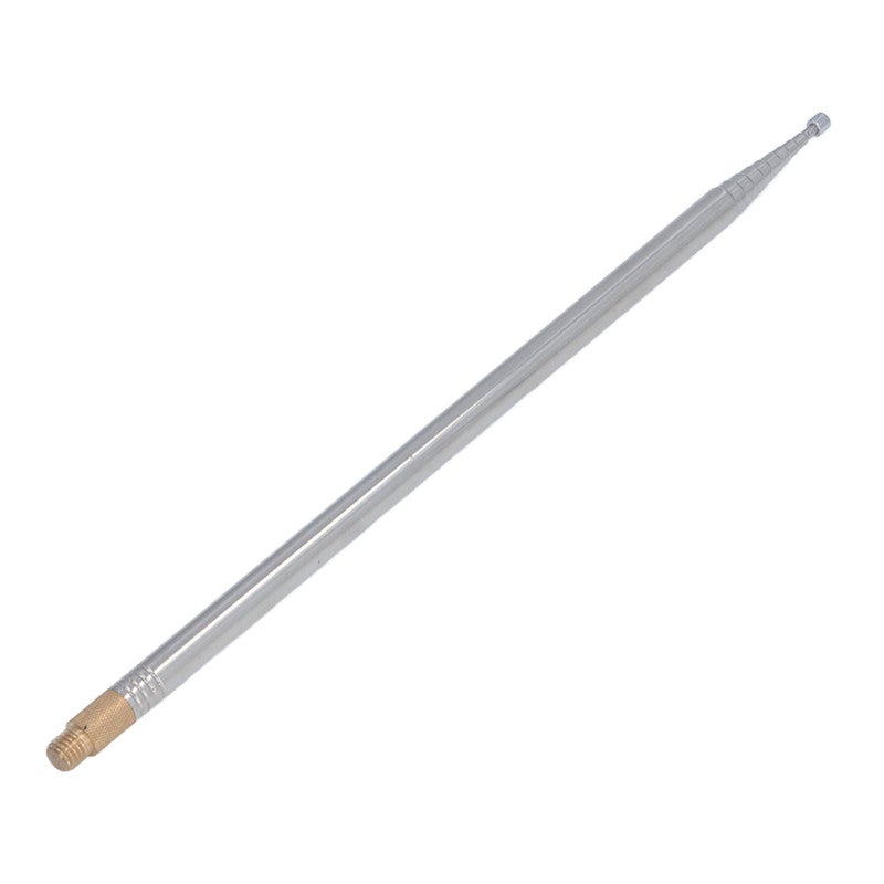Shortwave Antenna: 201 Stainless Steel, Full Band 7MHz To 50MHz - Anti-Overlap Sleeve Design, Telescopic 10 Sections 2.5M Max Length for Portable Communication & Ham Radio Enthusiasts - Image 1