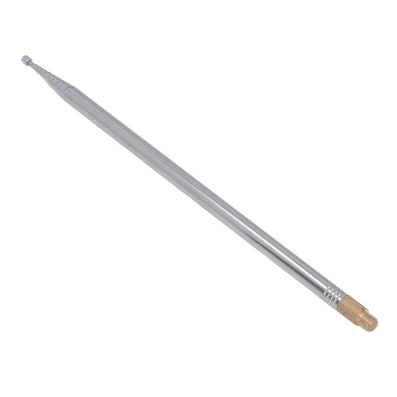 Shortwave Antenna: 201 Stainless Steel, Full Band 7MHz To 50MHz - Anti-Overlap Sleeve Design, Telescopic 10 Sections 2.5M Max Length for Portable Communication & Ham Radio Enthusiasts - Image 4