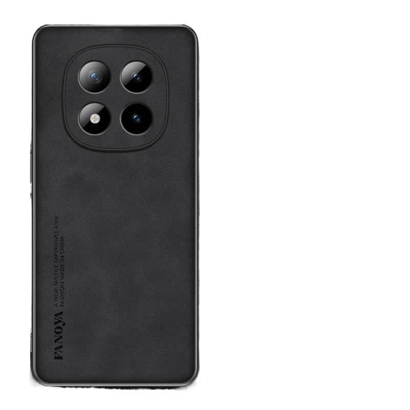 BB غطاء واقي بملمس جلد لـ Redmi Note 15 Pro مع مقاوم للصدمات وحماية من السقوط مع مقاوم للصدمات مع قبضة مضادة للانزلاق مع مقاوم للخدش باللون Amber Brown مضاد للانزلاق باللون البني بال. - Image 2