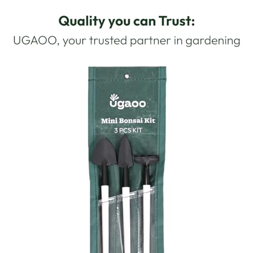 UGAOO Premium Mini Bonsai Tool Set - Heavy Duty Gardening Rake, Mini & Wide Spade - Image 5