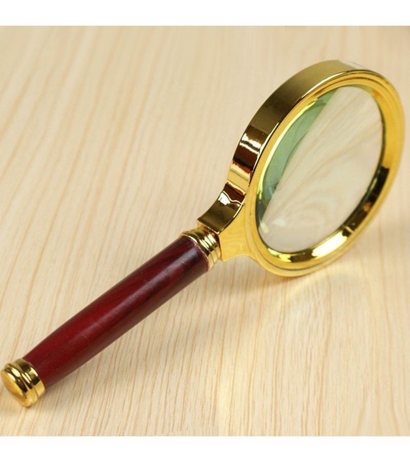 High Power 50X Metal Handheld Magnifier For Jewelry Insect Detail Observation - Image 2