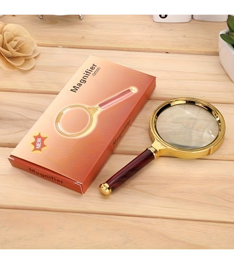 High Power 50X Metal Handheld Magnifier For Jewelry Insect Detail Observation - Image 1