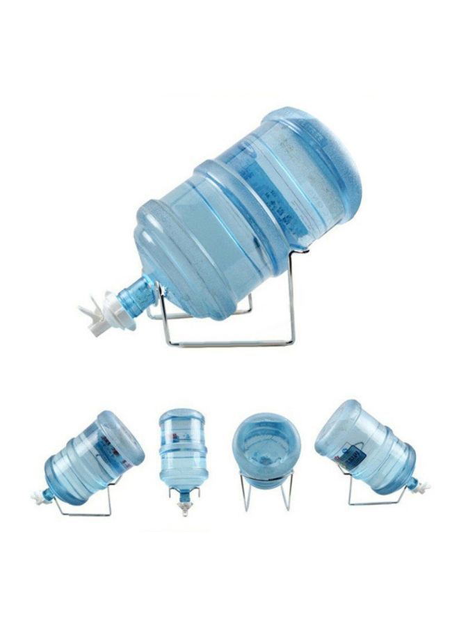 Y&D Water Dispenser Storage Rack With Nozzle And Tap Silver 23x19x18cm  - Image 2