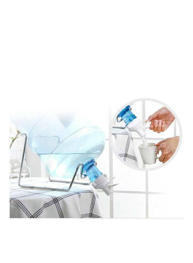 Y&D Water Dispenser Storage Rack With Nozzle And Tap Silver 23x19x18cm  - Image 3