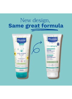 Mustela Mustela Stelatopia Eczema-Prone Skin Cleansing Gel - Baby Face & Body Wash with Natural Avocado & Sunflower Oil - Fragrance-Free & Tear Free - 6.76 fl. oz.  - Image 2