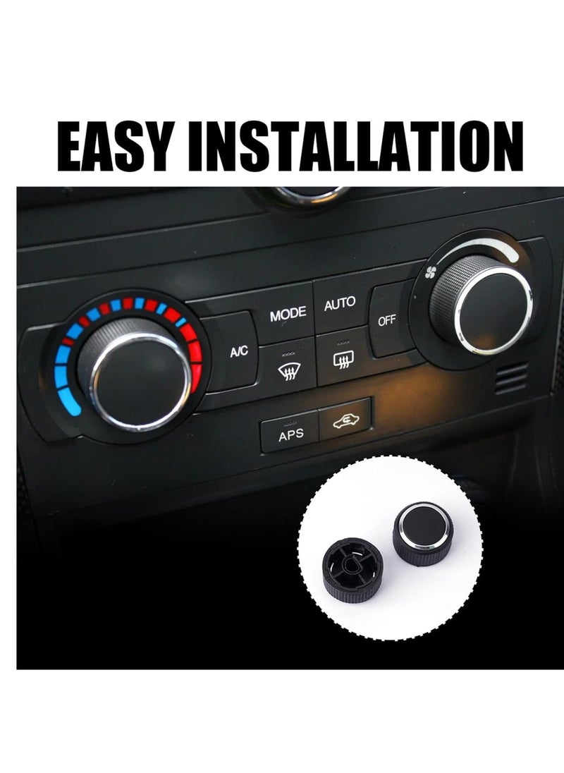 Oasisgalore 2-Pack Rear Radio Volume Knobs for Chevy Silverado, GMC Acadia, Sierra, Denali, Yukon '07-'13, GM Part 22912547  - Image 3