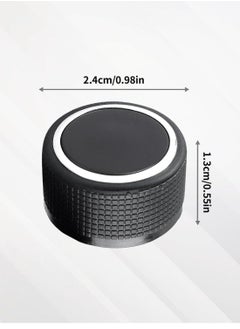 Oasisgalore 2-Pack Rear Radio Volume Knobs for Chevy Silverado, GMC Acadia, Sierra, Denali, Yukon '07-'13, GM Part 22912547  - Image 4