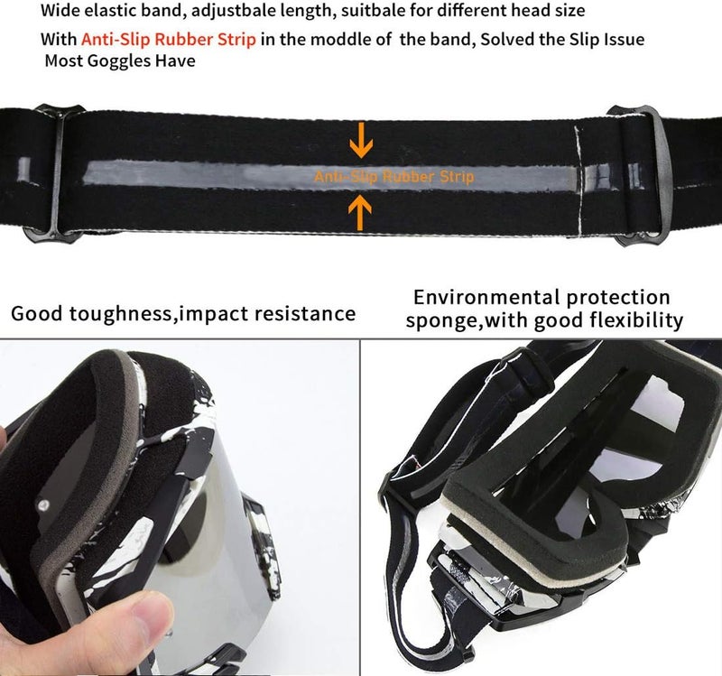 ZDATT Motocross Goggles for ATV and Motorcycle - Image 3