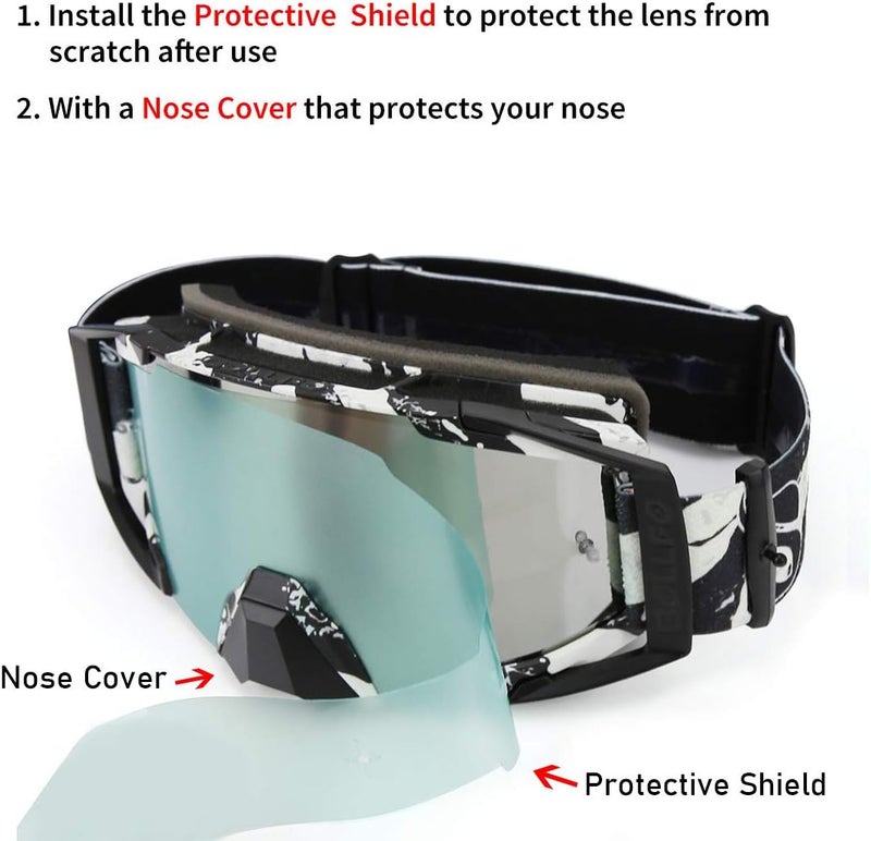ZDATT Motocross Goggles for ATV and Motorcycle - Image 2