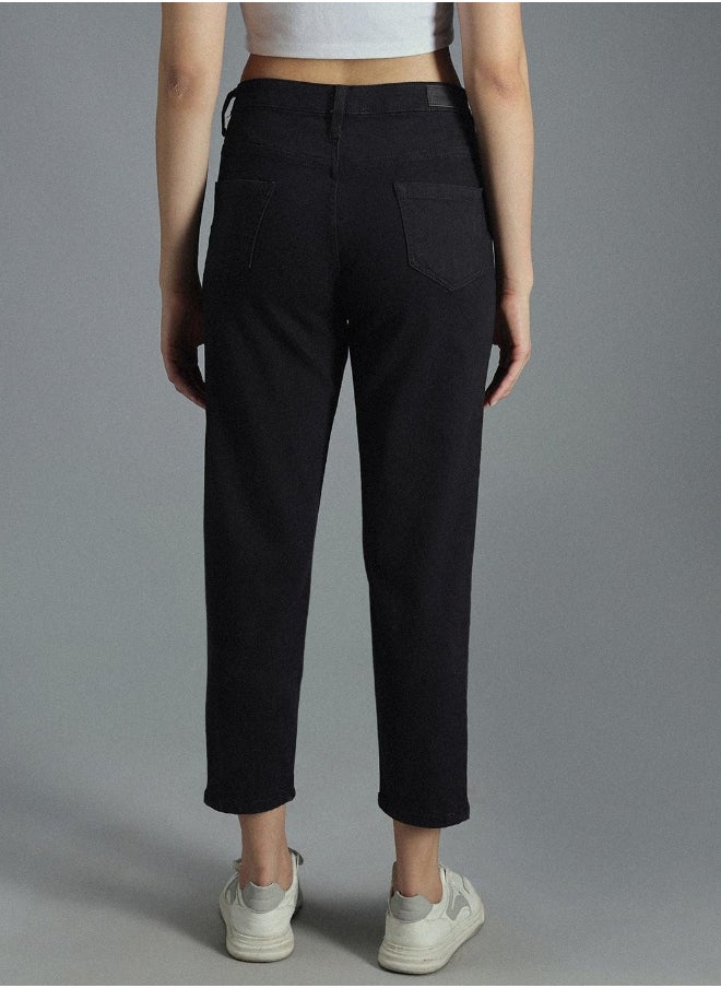 HIGH STAR Women Black Straight Fit High-Rise Stretchable Jeans  - Image 4