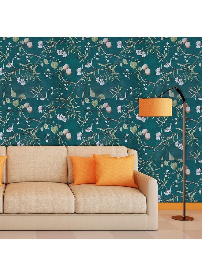 HOMEMATES Selfadhesive Wallpaper Waterproof Old Furniture Vinyl Stickers Wooden Door Wardrobe Desktop Pvc Wall Papers 45 X 304 Cm (Sparrow(Green)) - Image 4