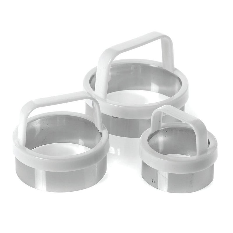 Norpro Biscuit/Cookie Cutters, Set of 3, As Shown - Image 1