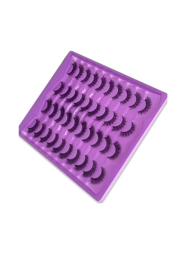 شي إن مجموعة ماجي فلاي من 20 زوجًا من الرموش الكثيفة والمجعدة والرقيقة - Image 1