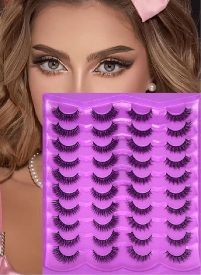 شي إن مجموعة ماجي فلاي من 20 زوجًا من الرموش الكثيفة والمجعدة والرقيقة - Image 2