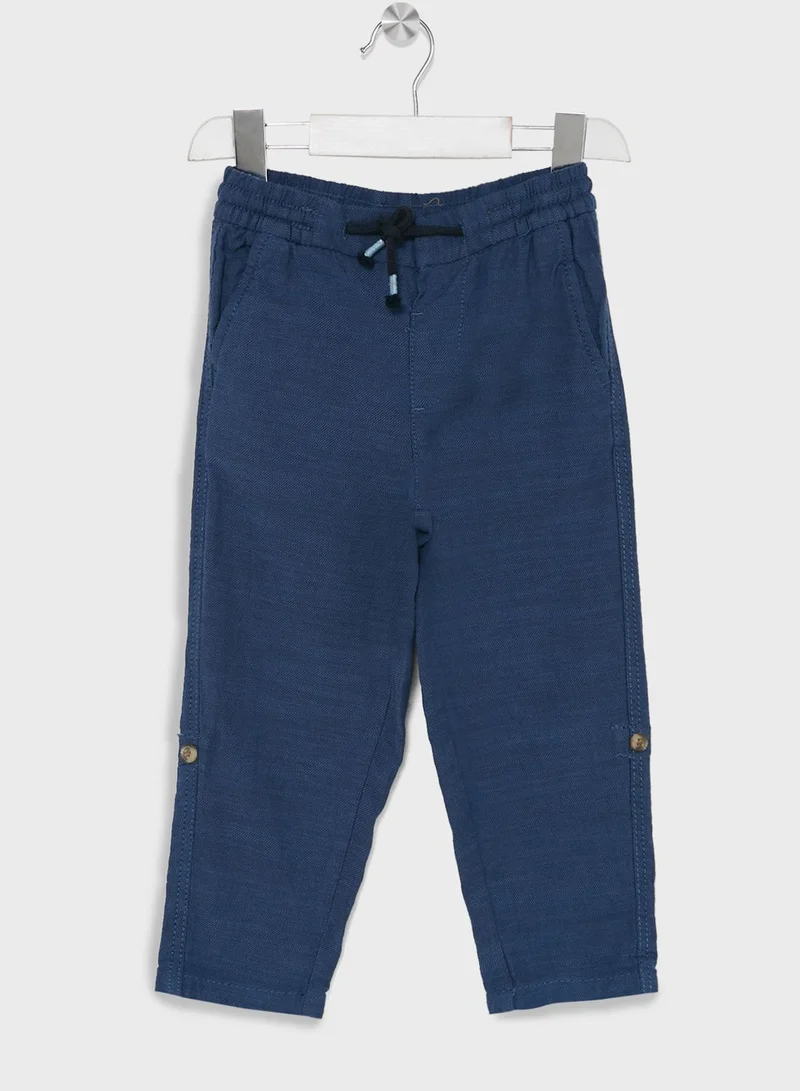 H&M Kids 2 Pack Loose Fit Roll Up Trousers