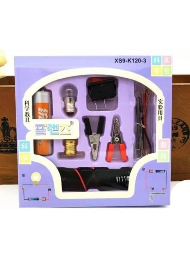 KRYTONE®Easy مجموعة تجارب الدوائر الكهربائية مجموعة تعلم العلوم (النموذج 1)