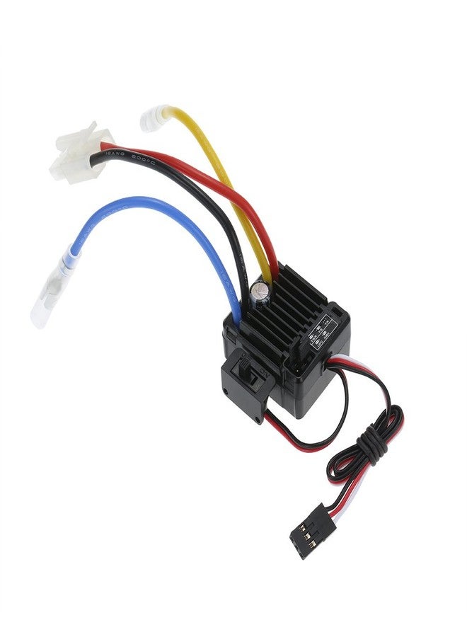 GoolRC 60A 2S-3S Brushed ESC Waterproof Electronic Speed Controller Replacement for 1/10 Tamiya Traxxas Redcat HSP HPI RC Car - Image 2