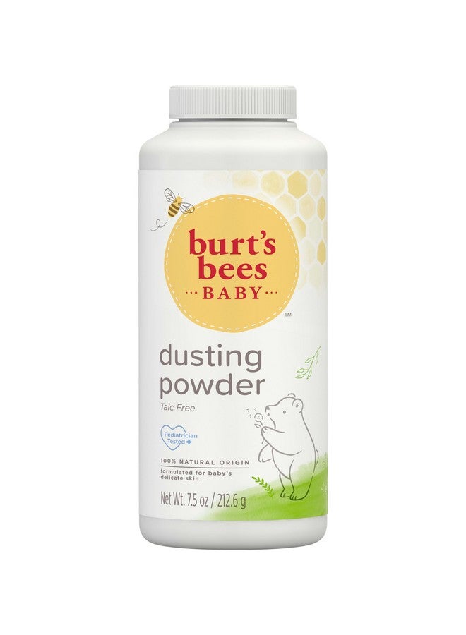 بيرتس بيز بودرة أطفال من Burt's Bees، مصنوعة من مواد طبيعية 100%، خالية من التلك، تم اختبارها من قبل أطباء الأطفال، 7.5 أونصة، قد تختلف العبوة - Image 1
