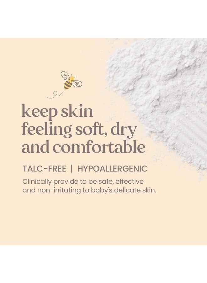 بيرتس بيز بودرة أطفال من Burt's Bees، مصنوعة من مواد طبيعية 100%، خالية من التلك، تم اختبارها من قبل أطباء الأطفال، 7.5 أونصة، قد تختلف العبوة - Image 3