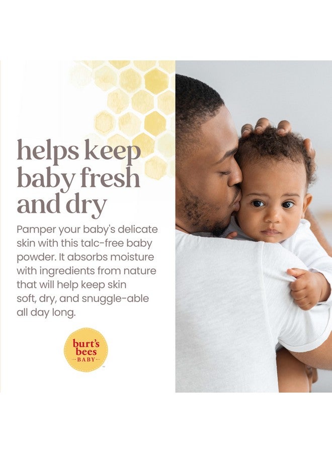 بيرتس بيز بودرة أطفال من Burt's Bees، مصنوعة من مواد طبيعية 100%، خالية من التلك، تم اختبارها من قبل أطباء الأطفال، 7.5 أونصة، قد تختلف العبوة - Image 5