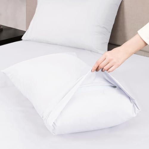 Mejoroom Queen Sheet Set - Hotel Luxury 1800 Bedding Sheets & Pillowcases - Deep Pocket Fitted Sheet, Hypoallergenic, Wrinkle& Breathable, Fade Resistant - 4 Piece (Queen,White) - Image 4