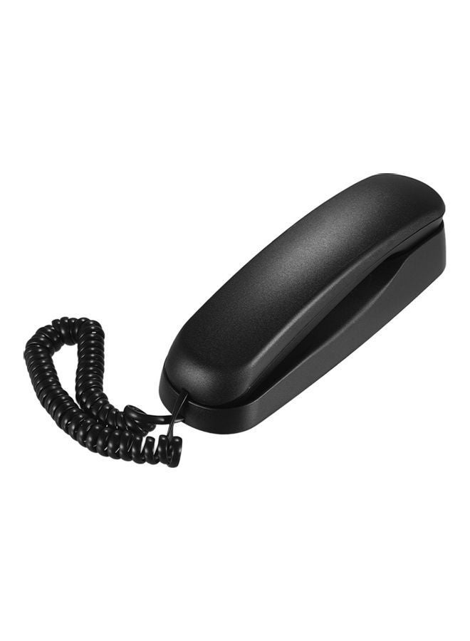 NIBEMINENT Mini Desktop Corded Landline Phone Black - Image 1
