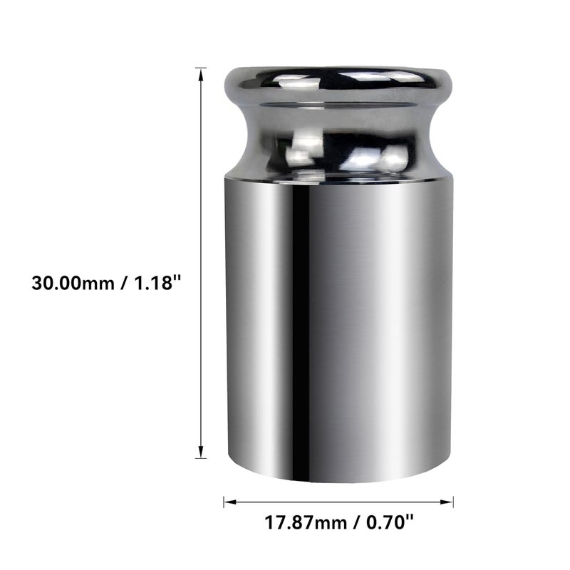 HFS (R) Calibration Weight 50 Gram M2 Class Chrome Scale Balance Calibration Weight for Digital Scale, Pocket Scale - Image 3