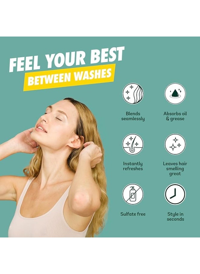 باتيستي باتيست شامبو جاف أوريجينال بخاخ إنعاش امتصاص فوري للزيوت زيادة حجم رائحة حمضيات وزهور حجم سفر بدون ماء 50 مل - Image 2