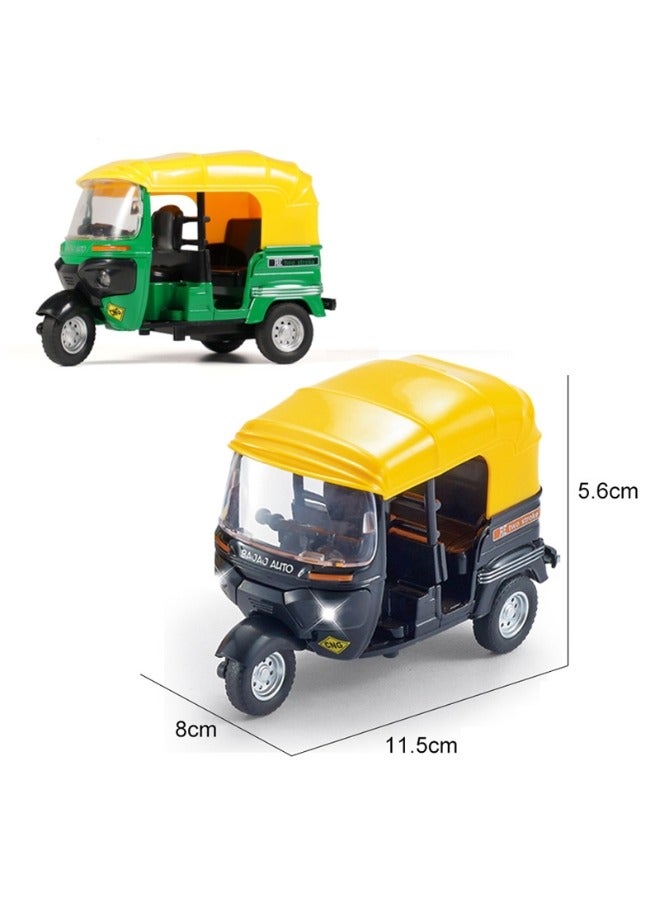 general Alloy Simulation Indian Three-wheel Motorcycle Toy Model with Light And Music - Image 5