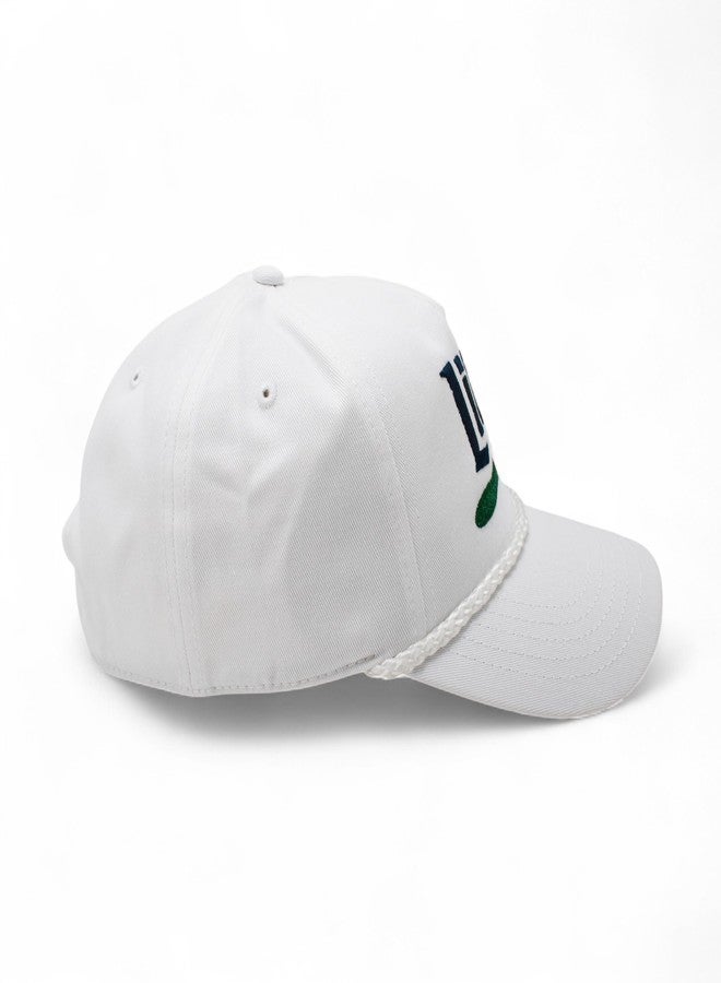 AMERICAN NEEDLE Officially Licensed Miller LITE Golf HAT, Embroidered Rope Cap, Snapback, White/Navy, Authentic, New - Image 5
