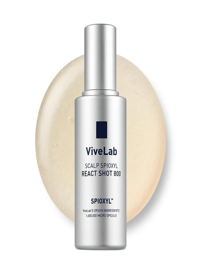 فايف لاب ViveLab React Shot 800 – سيروم فروة الرأس الكوري مع 1.6 مليون إبرة دقيقة Spioxyl™ لشعر أكثر كثافة وقوة – حل لتقوية الجذور وعلاج الشعر الخفيف (1.69 أونصة سائلة / 50 مل) - Image 1