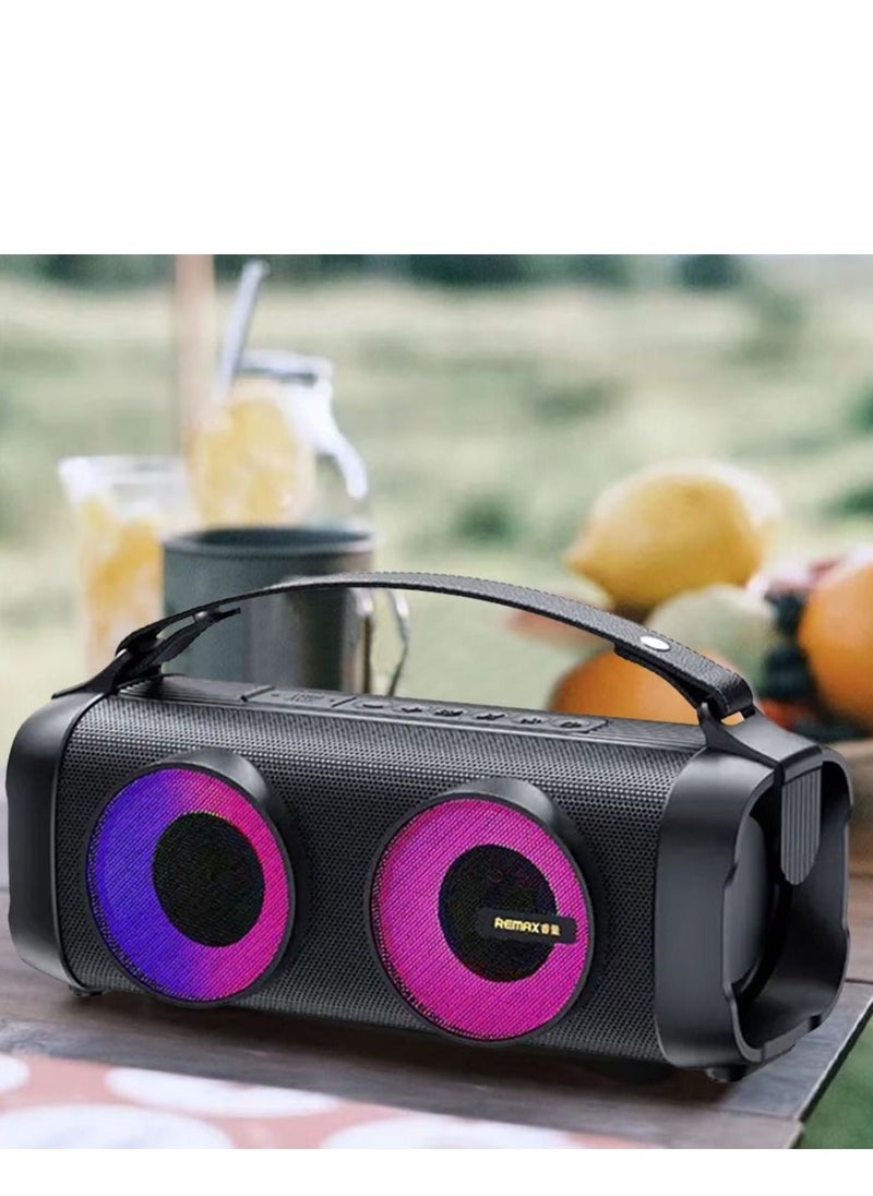 REMAX - REMAX Freezen Portable Wireless Bluetooth Speaker RB-M26 Black - Image 1