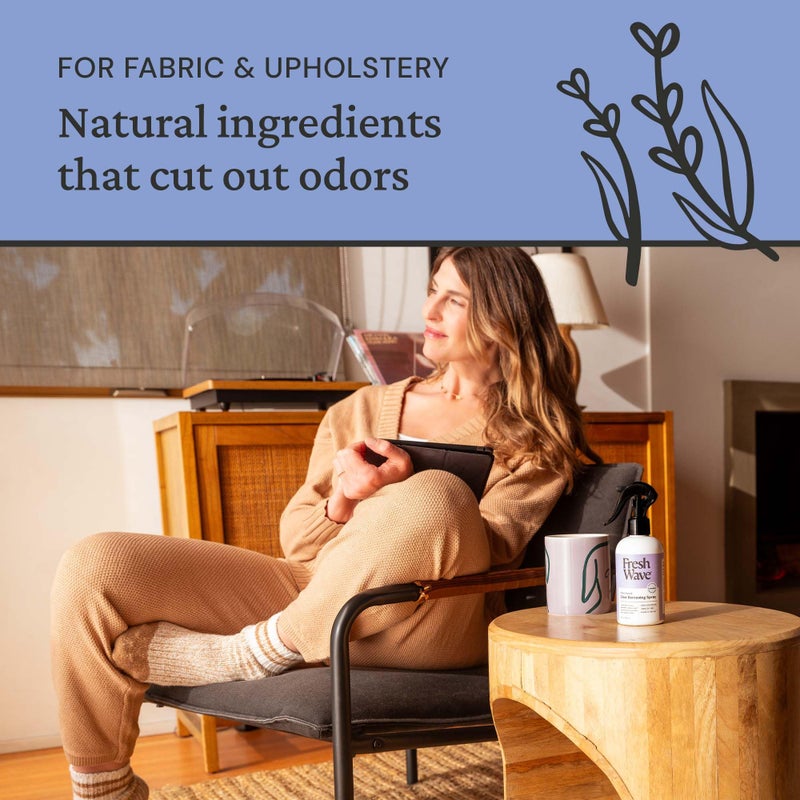 Fresh Wave Lavender Odor Eliminator Spray & Air Freshener, 8 oz. Pack of 2. Odor Absorbers for Home. Safer Odor Relief Natural Plant-Based For Furniture, Fabrics & Trash - Image 5