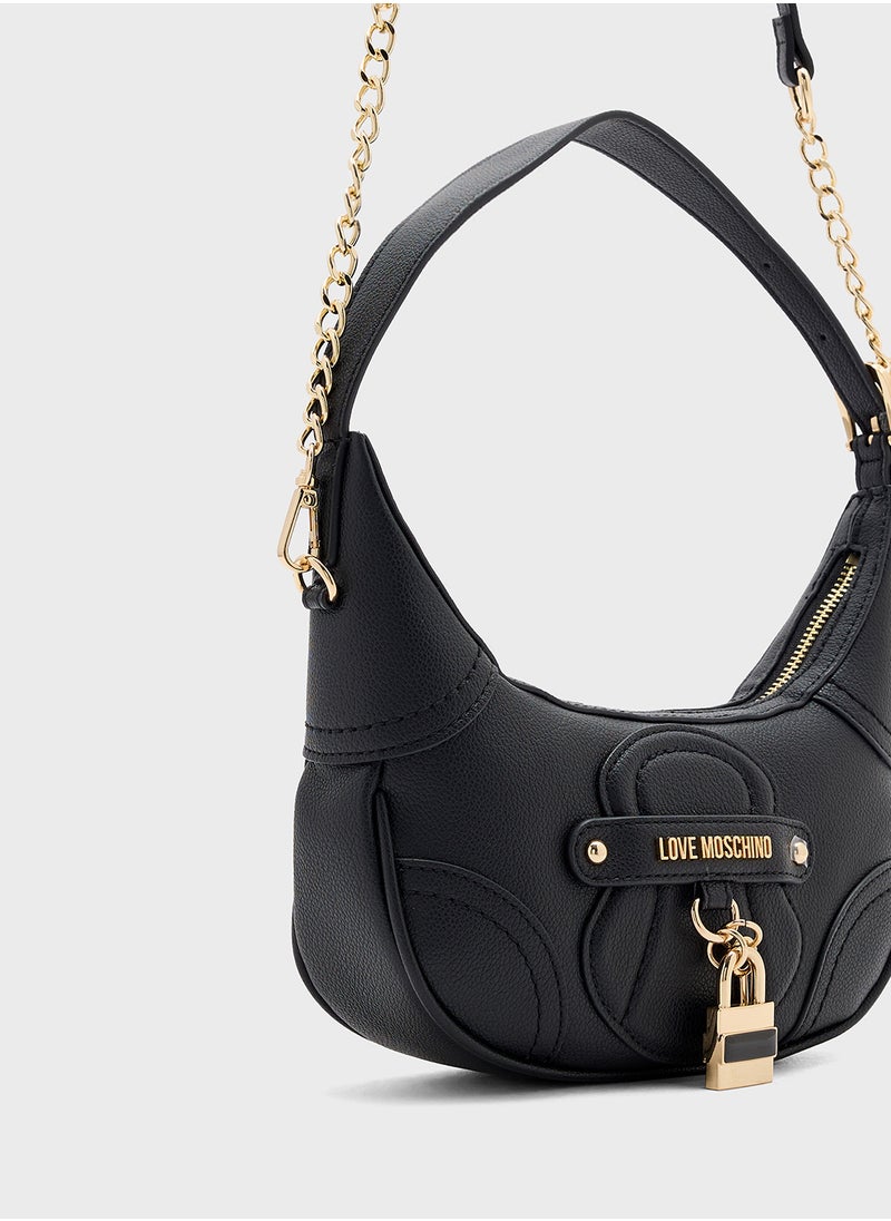 Love Moschino - Top Handle Zip Over Hobo - Image 1