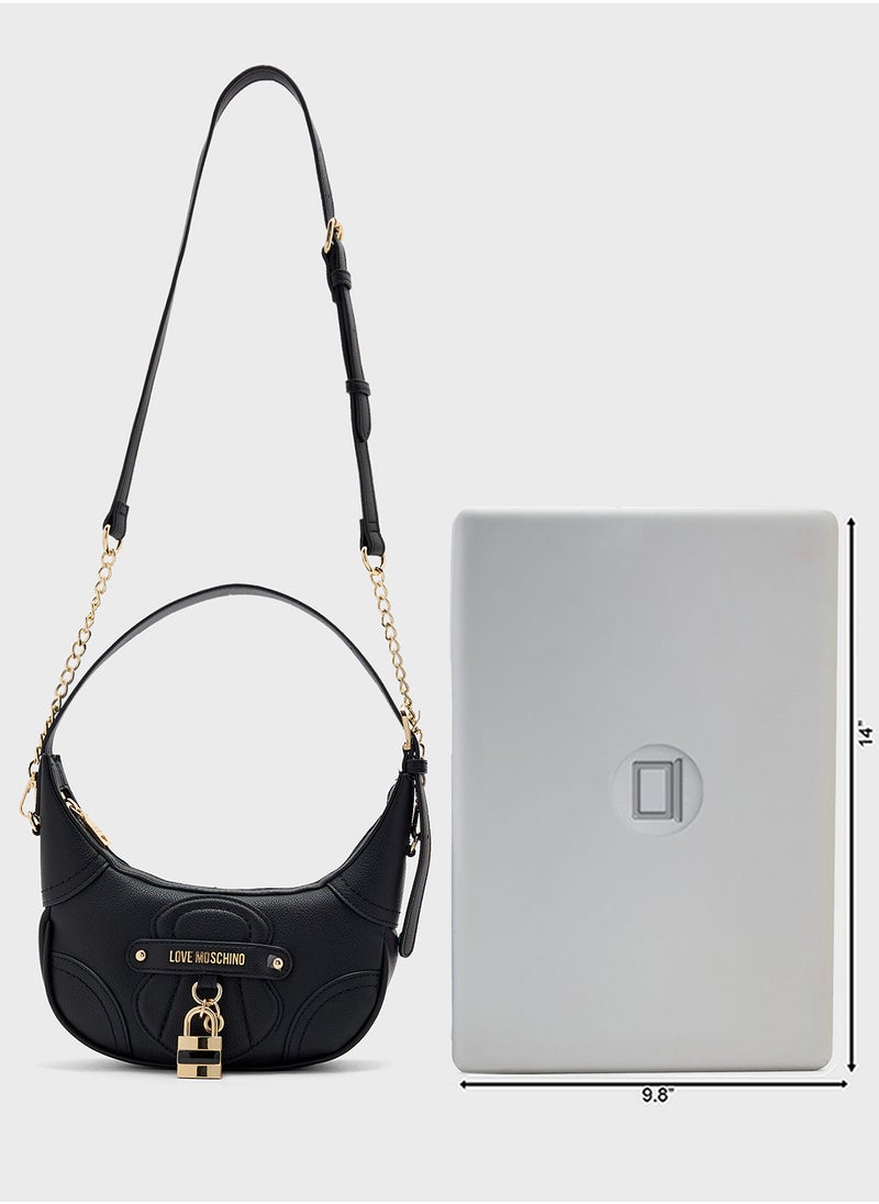 Love Moschino - Top Handle Zip Over Hobo - Image 1