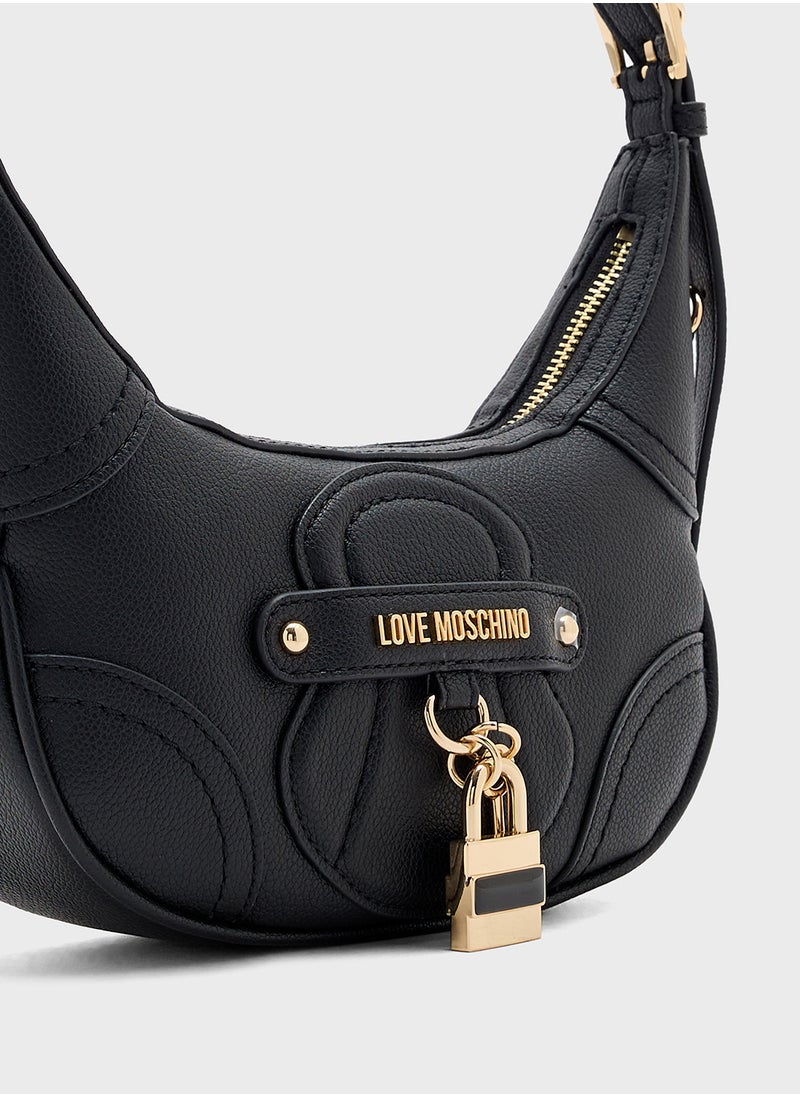 Love Moschino - Top Handle Zip Over Hobo - Image 1