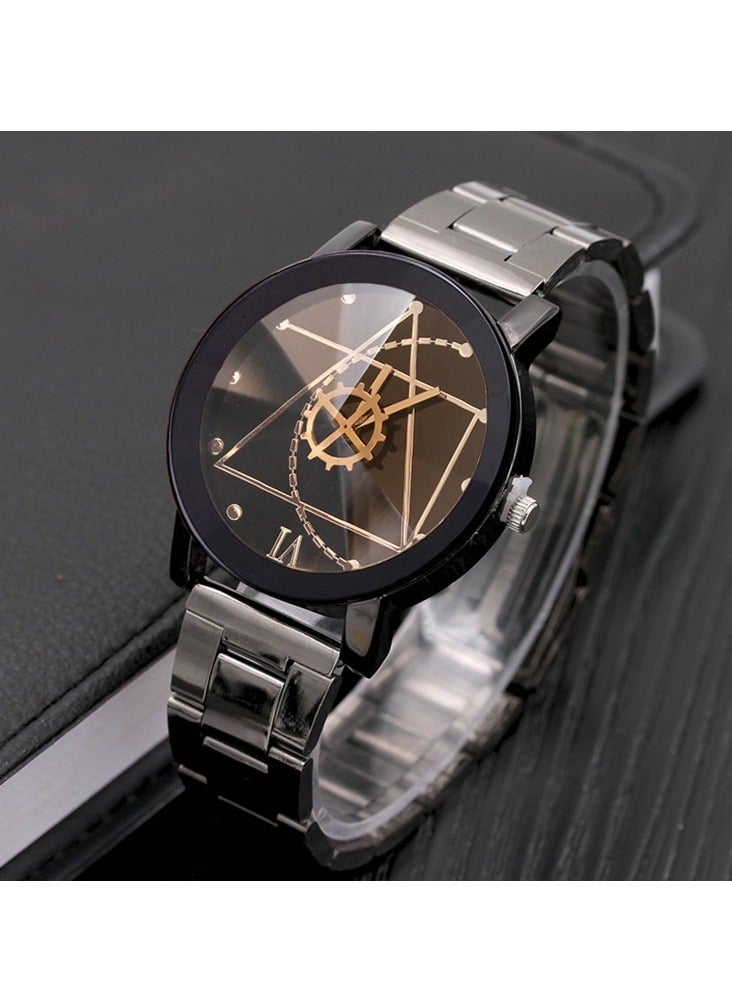 Sharpdo Geometric Pattern Analog Watch ZLF30-2 - Image 3