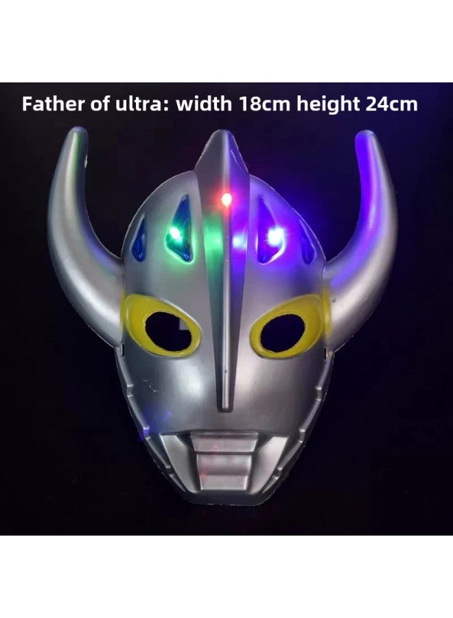 Cartoon Animation Superman Mask Altman Cello Mask Stall Attractions Supply Festival Performance Props-Color:The Father Of Ultra Mask - Image 1