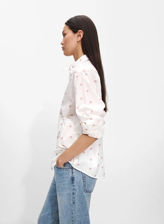 PARFOIS  Polka Dot Cotton Shirt for Women | Best Price UAE
